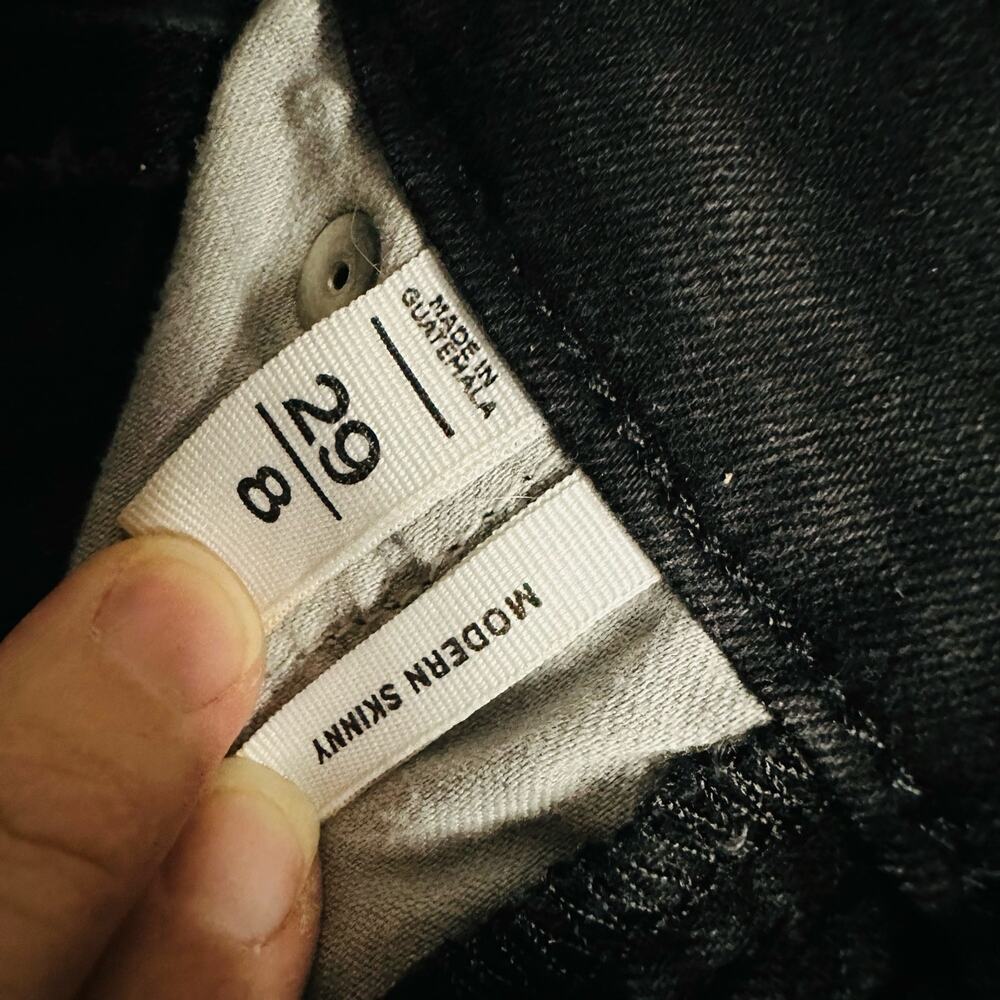Made and Loved LOFT Women’s Black Ultra Skinny Denim Jeans Size 29 - Picture 9 of 9
